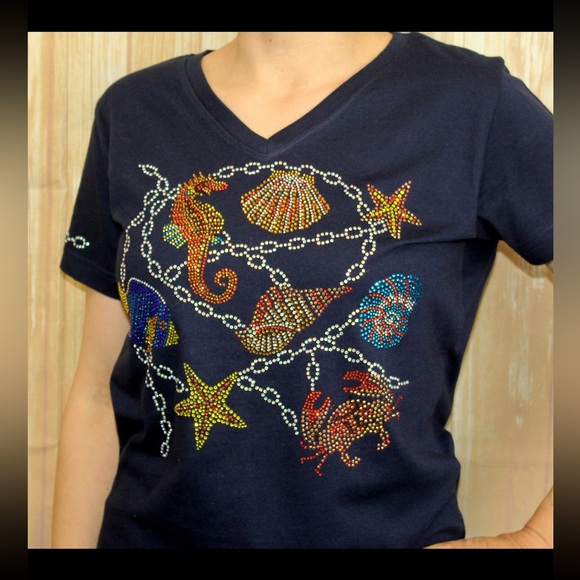 Seashell tshirt 2x - Picture 1 of 6